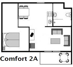 Plattegrond Comfort 2A