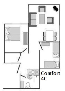 Plattegrond Comfort 4C