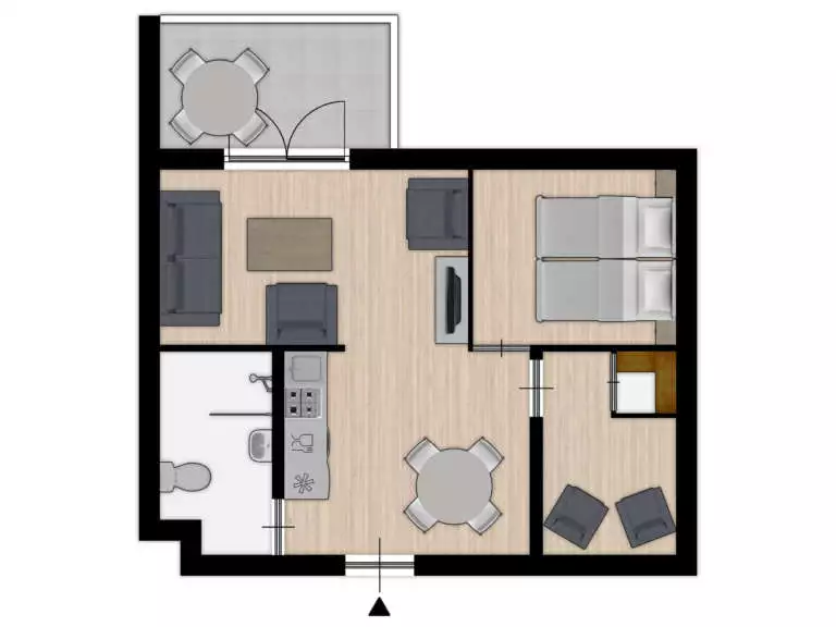 Plattegrond Luxe Sauna 2A